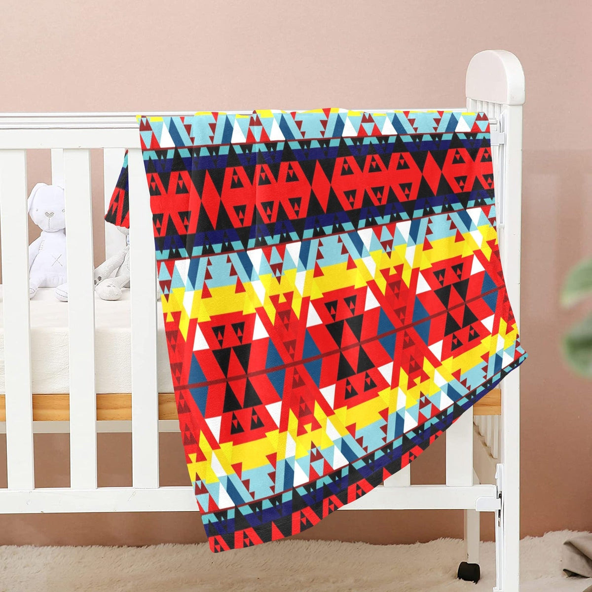Writing on Stone Enemy Retreat Large Baby Blanket by 49 Dzine (image 2)