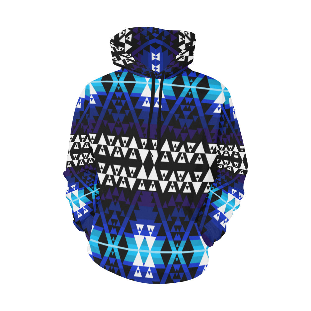 Writing on Stone Night Watch Hoodie for Women by 49 Dzine