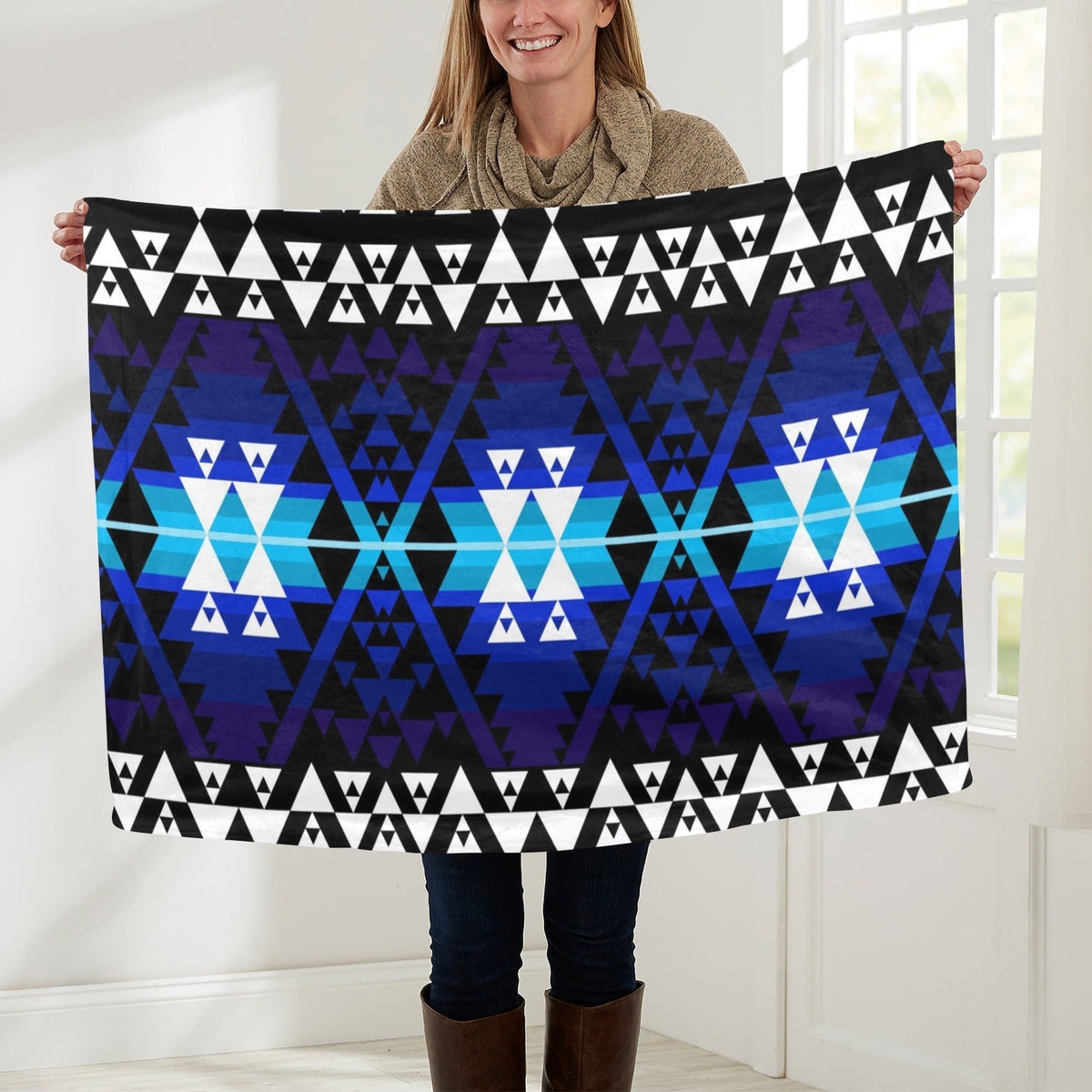 Writing on Stone Night Watch Small Baby Blanket by 49 Dzine