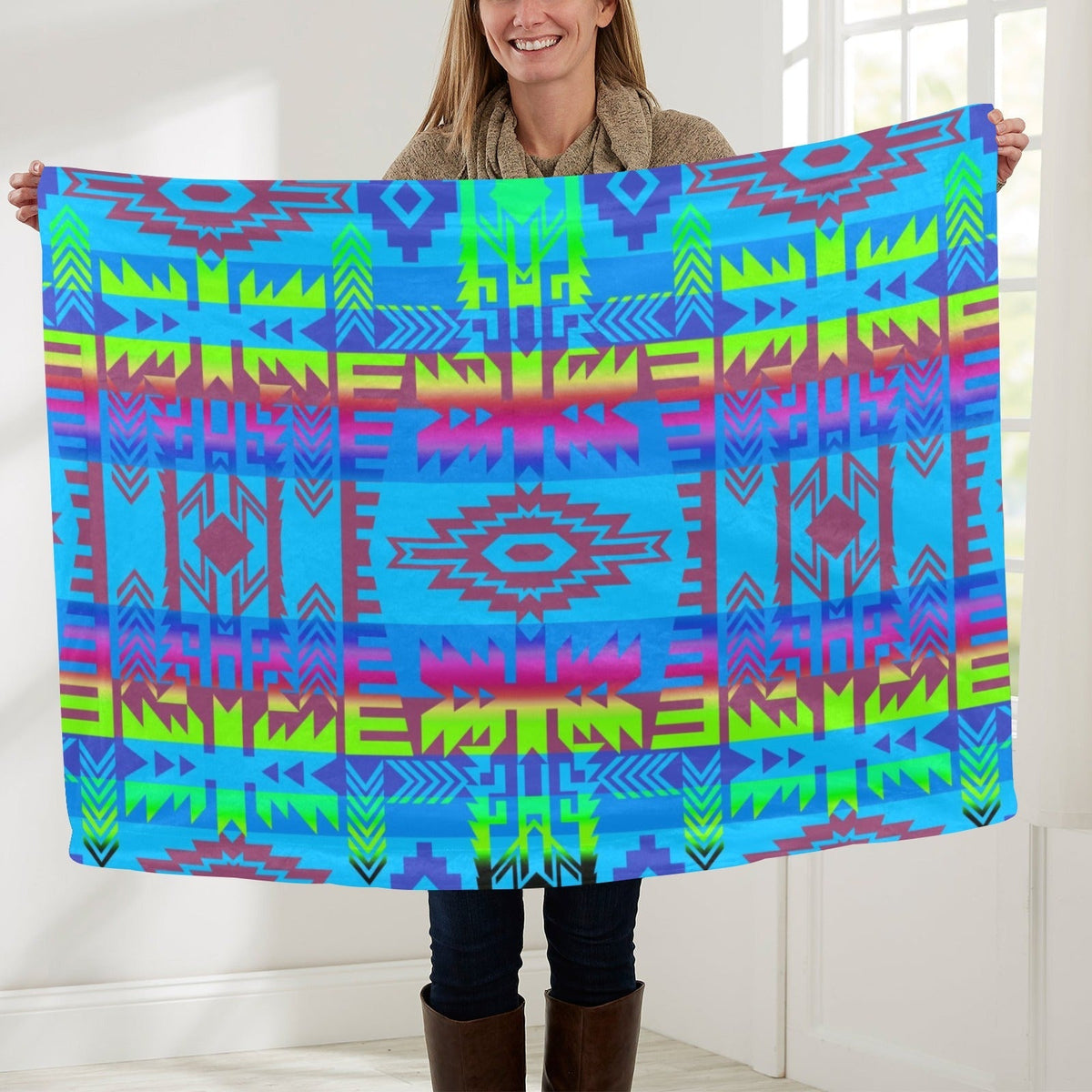 Young Journey Large Baby Blanket by 49 Dzine