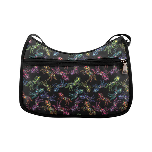 Floral Horse Crossbody Bags