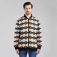 Load image into Gallery viewer, Cofitichequi White Youth Zippered Collared Lightweight Jacket
