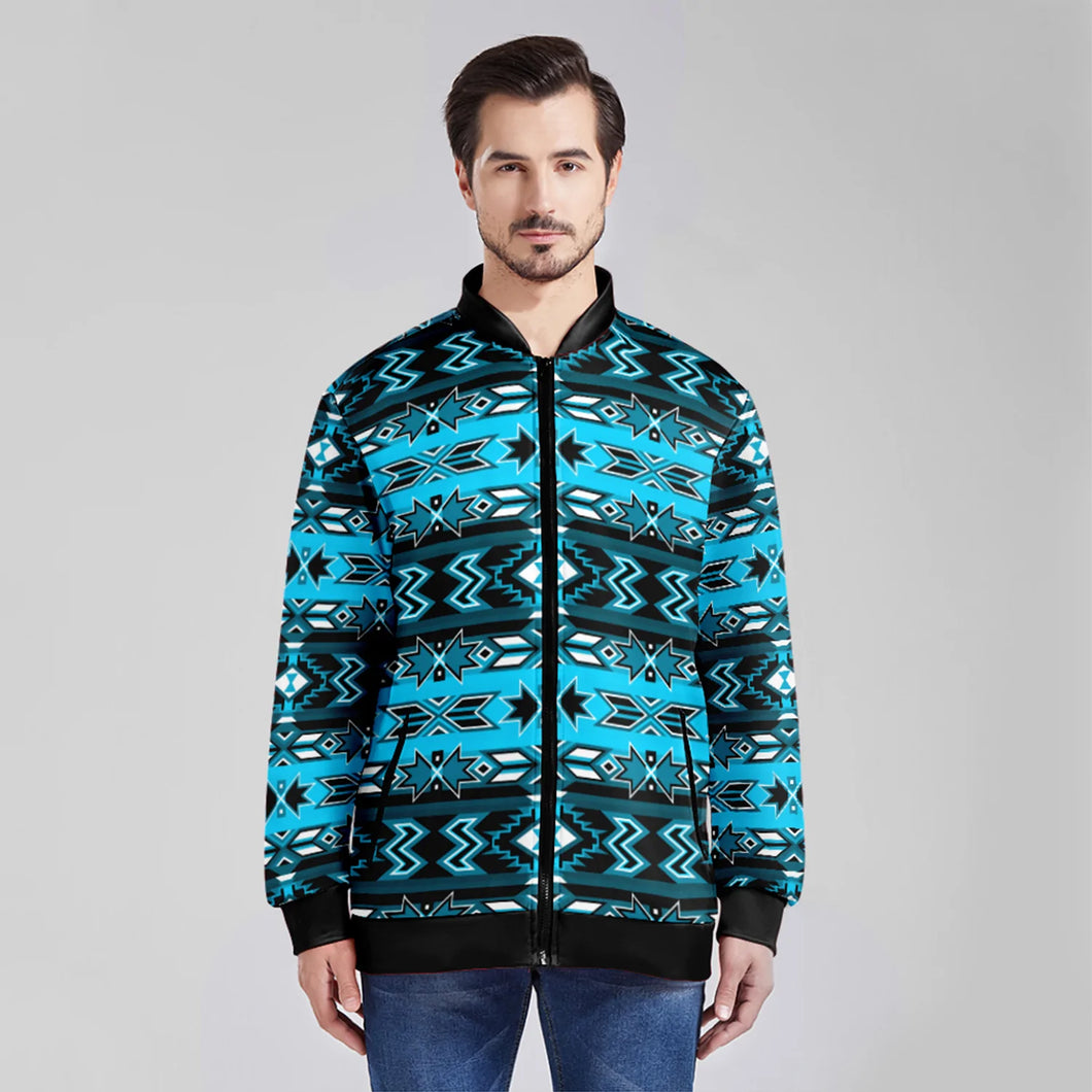 Northern Journey Zippered Collared Lightweight Jacket