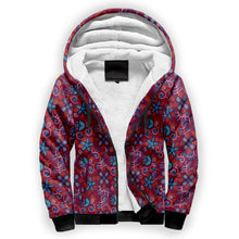 Load image into Gallery viewer, Cardinal Garden Sherpa Hoodie
