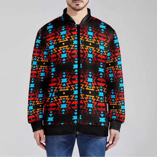 Black Fire and Sky Youth Lightweight Jacket