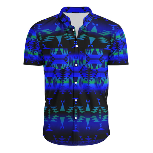 Between the Blue Ridge Mountains Short Sleeve Button Up