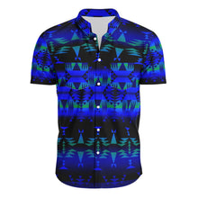 Load image into Gallery viewer, Between the Blue Ridge Mountains Hawaiian-Style Button Up Shirt
