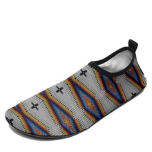 Load image into Gallery viewer, Diamond in the Bluff White Kid&#39;s Sockamoccs Slip On Shoes
