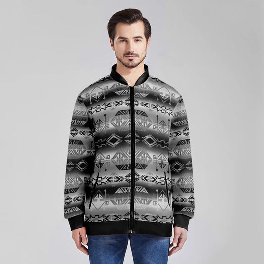 Trade Route Cave Zippered Collared Lightweight Jacket