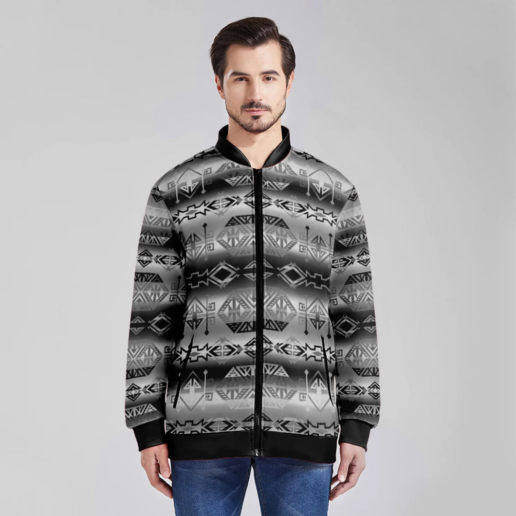 Trade Route Cave Zippered Collared Lightweight Jacket