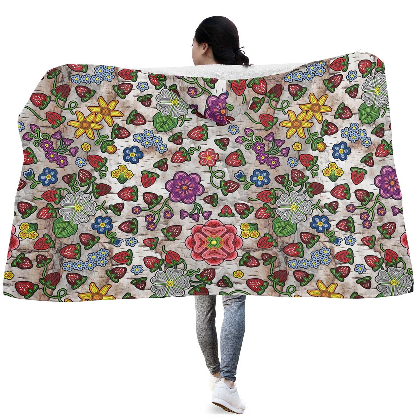 Berry Pop Hooded Blanekt