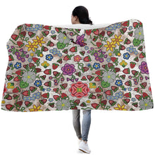 Load image into Gallery viewer, Berry Pop Br Bark Hooded Blanket
