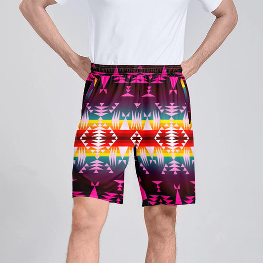 Between the Appalachian Mountains Athletic Shorts with Pockets