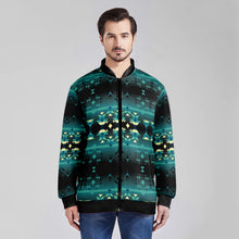 Load image into Gallery viewer, Inspire Green Youth Zippered Collared Lightweight Jacket
