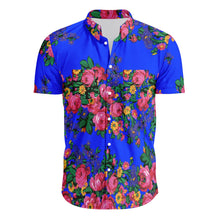 Load image into Gallery viewer, Kokum&#39;s Revenge Royal Hawaiian-Style Button Up Shirt
