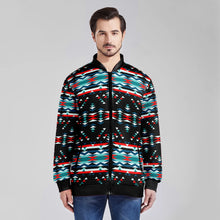 Load image into Gallery viewer, Visions of Peaceful Nights Zippered Collared Lightweight Jacket
