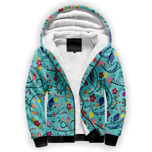 Load image into Gallery viewer, Fresh Fleur Sky Sherpa Hoodie
