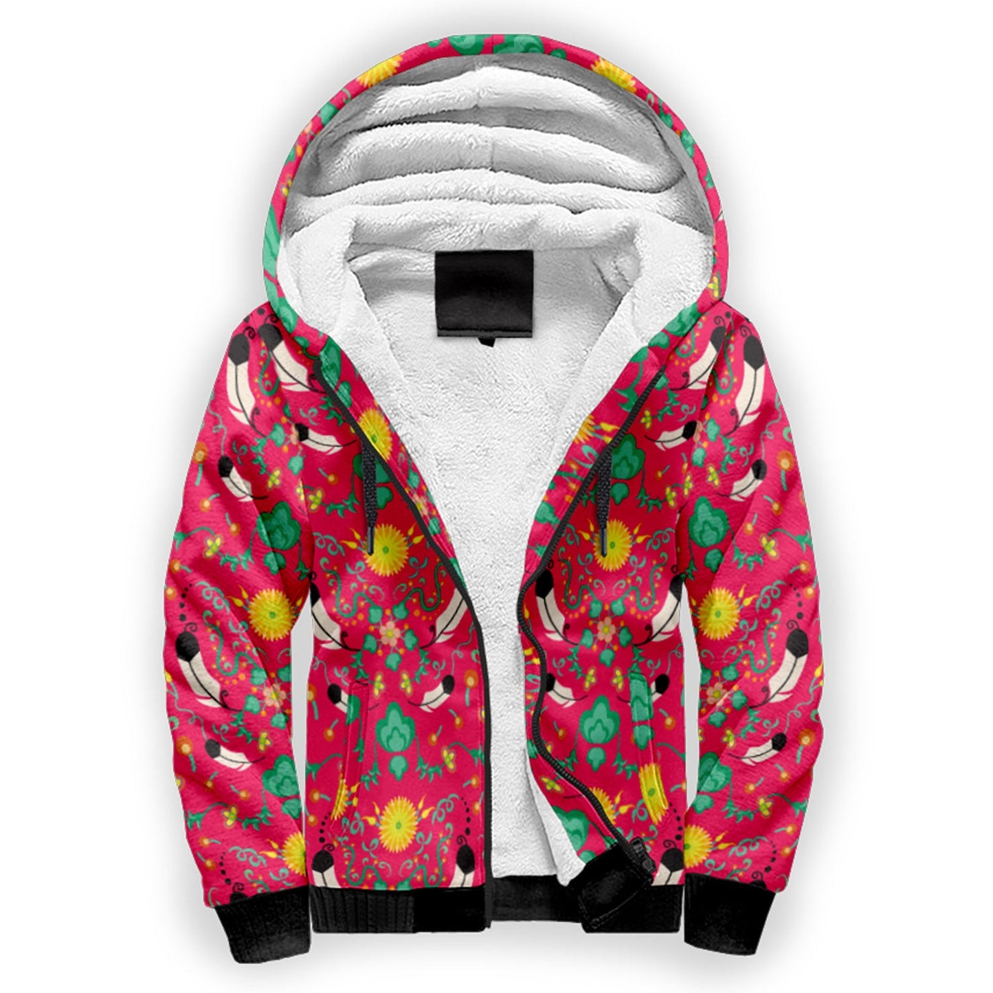 New Growth Pink Punch Sherpa Hoodie