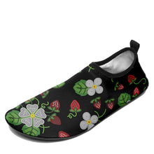 Load image into Gallery viewer, Strawberry Dreams Midnight Kid&#39;s Sockamoccs Slip On Shoes
