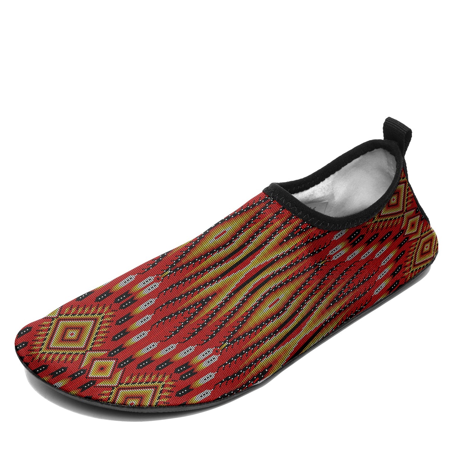 Fire Feather Red Kid's Sockamoccs