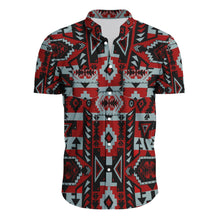 Load image into Gallery viewer, Chiefs Mountain Dark Sierra Hawaiian-Style Button Up Shirt
