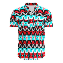 Load image into Gallery viewer, Two Spirit Dance Hawaiian-Style Button Up Shirt
