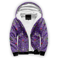 Load image into Gallery viewer, First Bloom Royal Sherpa Hoodie
