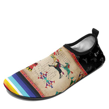 Load image into Gallery viewer, Horses Running Black Sky Kid&#39;s Sockamoccs Slip On Shoes
