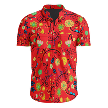 Load image into Gallery viewer, Nipin Blossom Fire Hawaiian-Style Button Up Shirt
