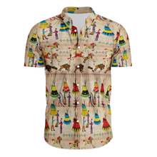 Load image into Gallery viewer, Gathering of the Chiefs Hawaiian-Style Button Up Shirt
