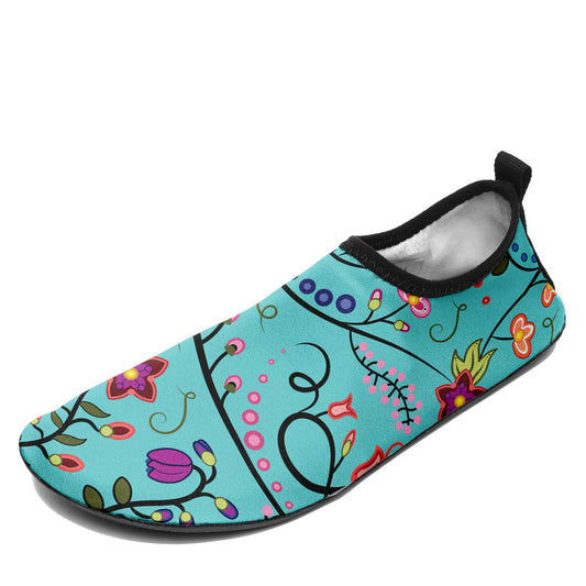 Fresh Fleur Sky Kid's Sockamoccs Slip On Shoes