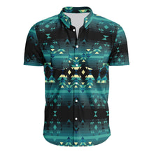 Load image into Gallery viewer, Inspire Green Hawaiian-Style Button Up Shirt
