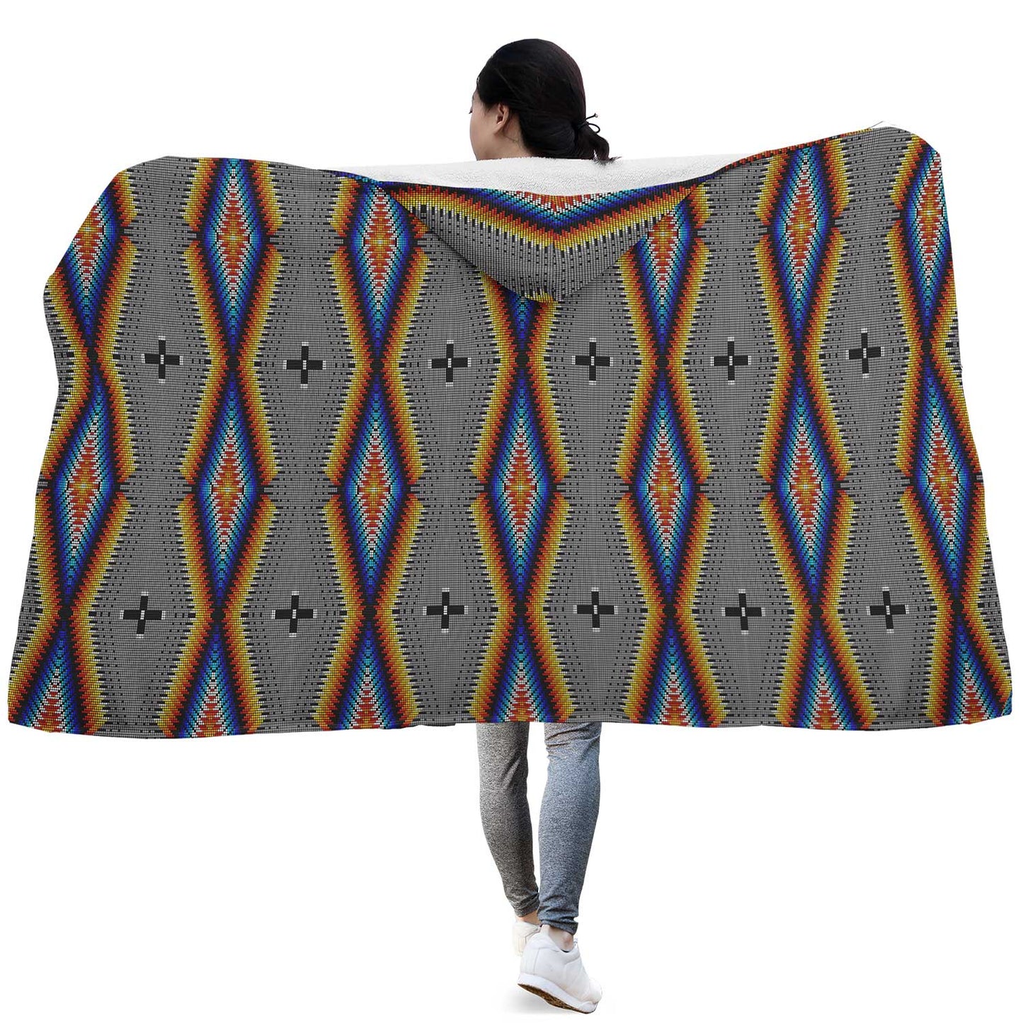 Diamond in the Bluff Hooded Blanket