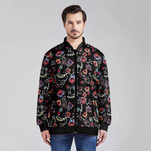 Load image into Gallery viewer, Floral Danseur Youth Zippered Collared Lightweight Jacket
