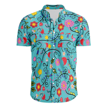 Load image into Gallery viewer, Nipin Blossom Sky Hawaiian-Style Button Up Shirt
