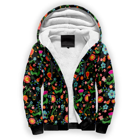 Bee Spring Night Sherpa Hoodie