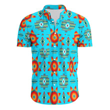 Load image into Gallery viewer, Rising Star Harvest Moon Hawaiian-Style Button Up Shirt
