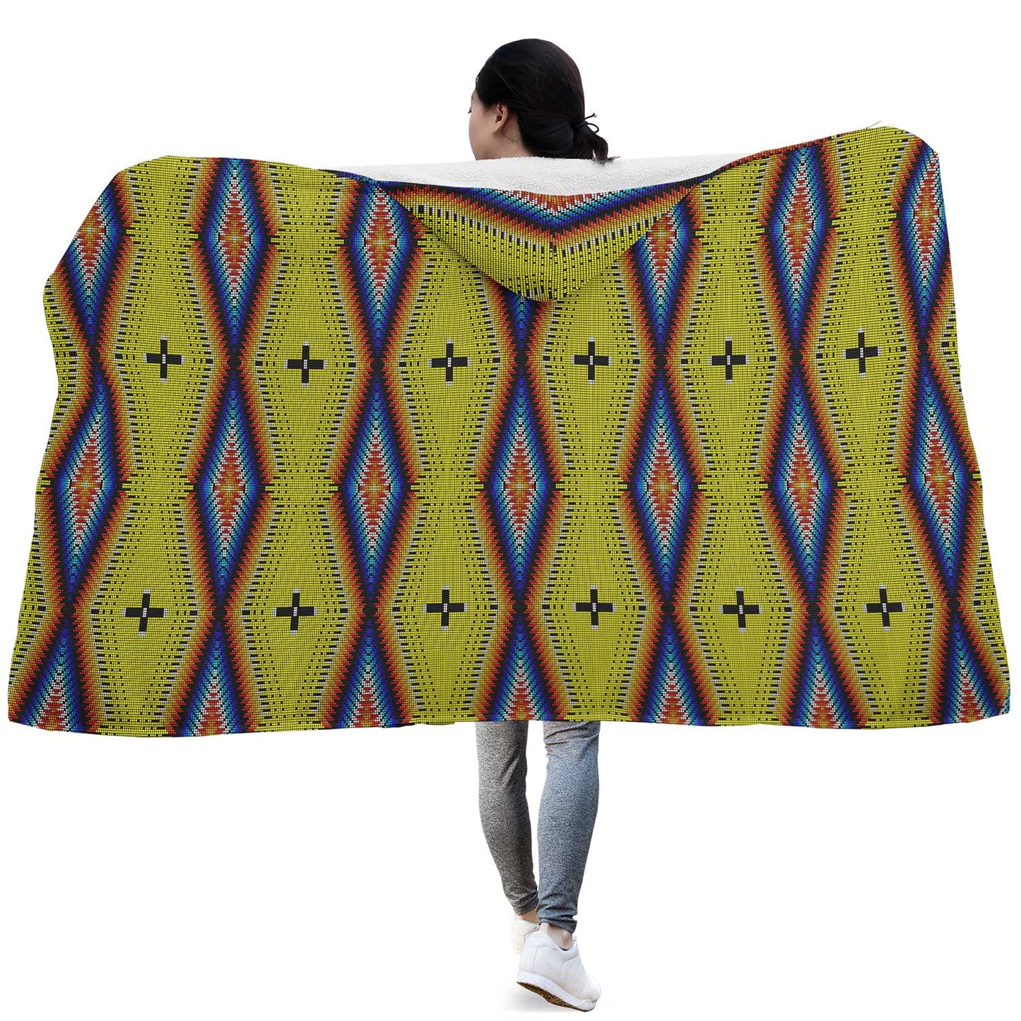 Diamond in the Bluff Hooded Blanket