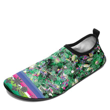 Load image into Gallery viewer, Culture in Nature Green Kid&#39;s Sockamoccs Slip On Shoes
