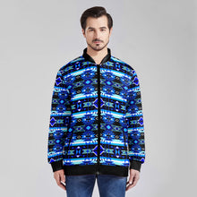 Load image into Gallery viewer, Force of Nature Winter Night Youth Zippered Collared Lightweight Jacket
