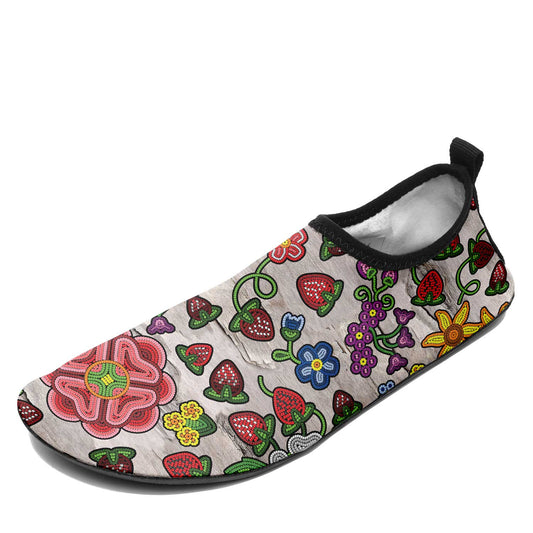 Berry Pop Bright Birch Kid's Sockamoccs Slip On Shoes