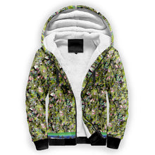 Load image into Gallery viewer, Culture in Nature Green Leaf Sherpa Hoodie
