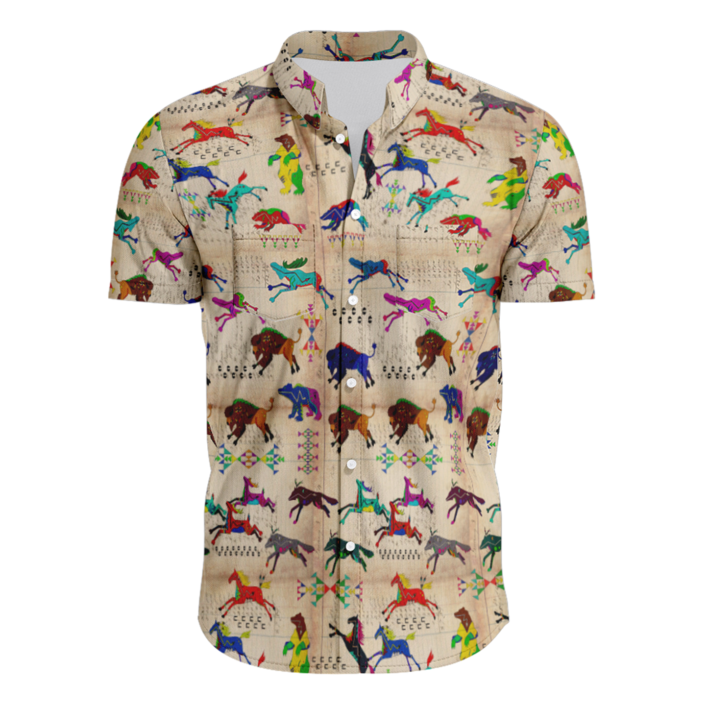 The Hunt Hawaiian-Style Button Up Shirt