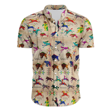 Load image into Gallery viewer, The Hunt Hawaiian-Style Button Up Shirt
