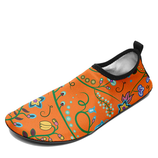 Fresh Fleur Carrot Kid's Sockamoccs Slip On Shoes