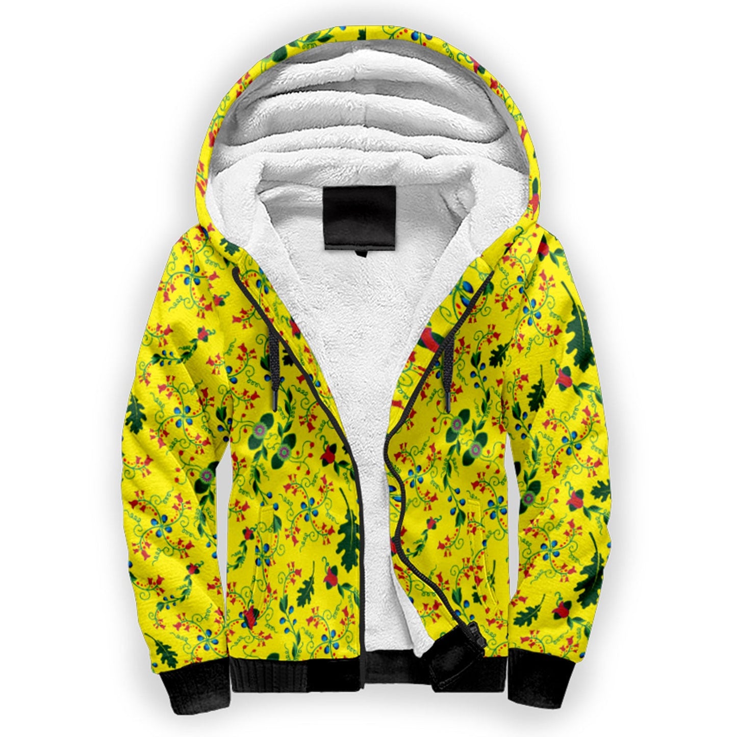 Vine Life Lemon Sherpa Hoodie