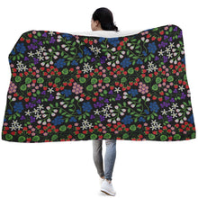 Load image into Gallery viewer, Takwakin Harvest Midnight Hooded Blanket
