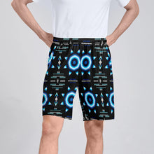 Load image into Gallery viewer, Rising Star Wolf Moon Athletic Shorts with Pockets
