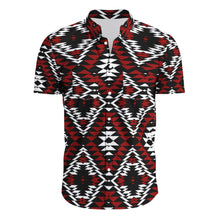 Load image into Gallery viewer, Taos Wool Hawaiian-Style Button Up Shirt
