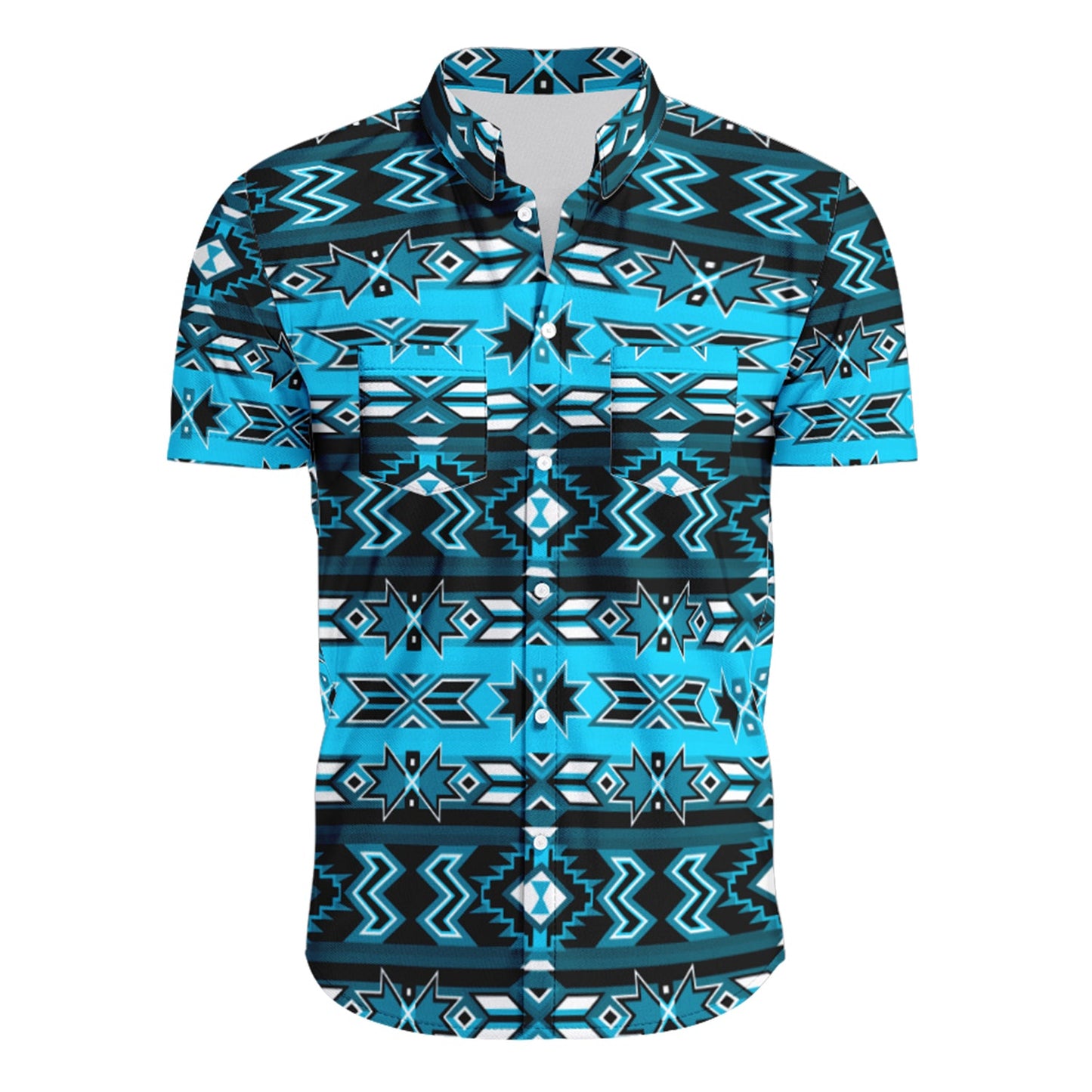 Northern Journey Hawaiian-Style Button Up Shirt